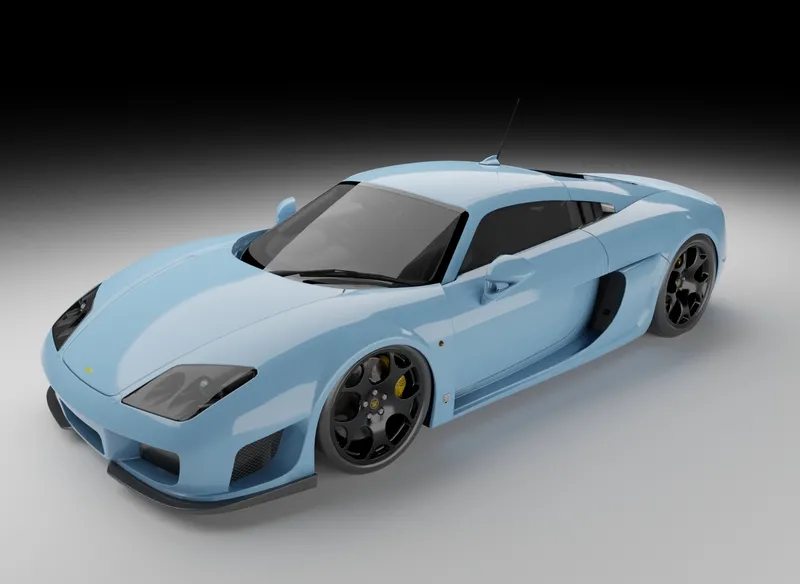 PBR Game 3D Models - Noble M600 2011 British supercar