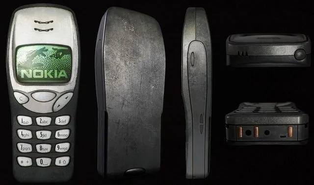 PBR Game 3D Models - Nokia 3210 Y2K Smartphone