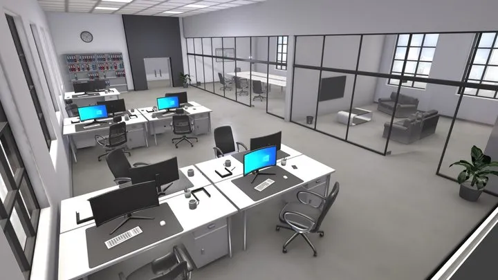 PBR Game 3D Models - Office