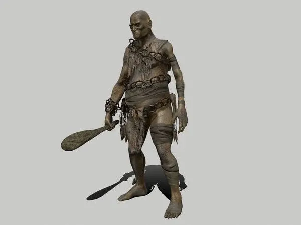 PBR Game 3D Models - Ogre Creature