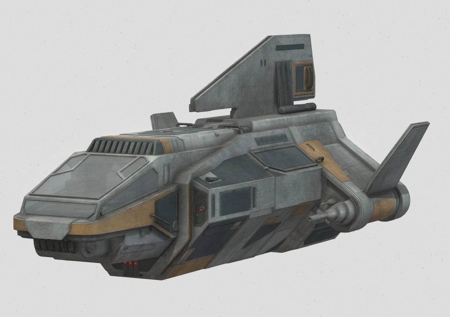 PBR Game 3D Models - Omegas Ship Star Wars The Bad Batch
