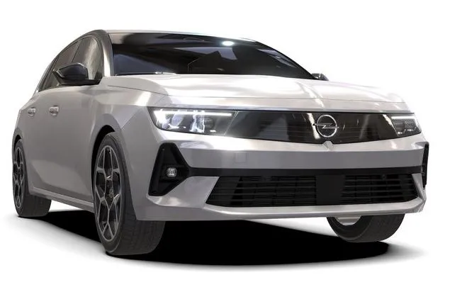 PBR Game 3D Models - Opel Astra Plug In Hybrid