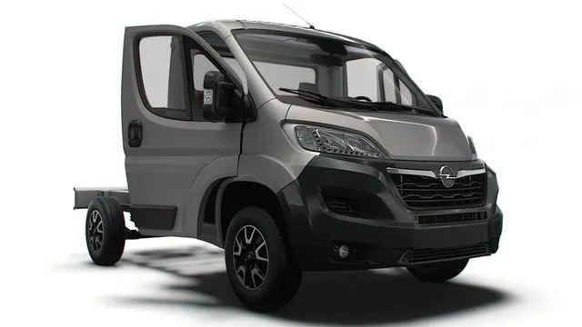 PBR Game 3D Models - Opel Movano Chassis HQInterior SCab 3000WB 2023
