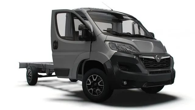 PBR Game 3D Models - Opel Movano Chassis HQInterior SCab 4035WBXL 2023