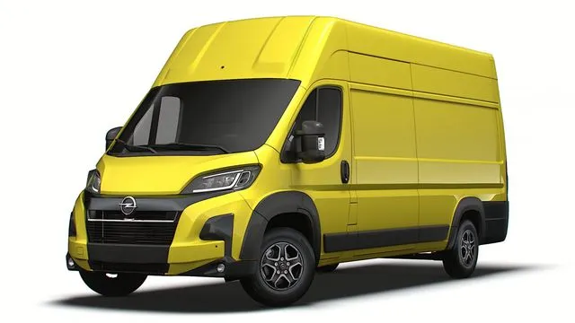 PBR Game 3D Models - Opel Movano Van L4H3 2024