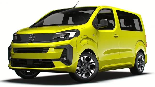 PBR Game 3D Models - Opel Zafira Life Electric Small 2024