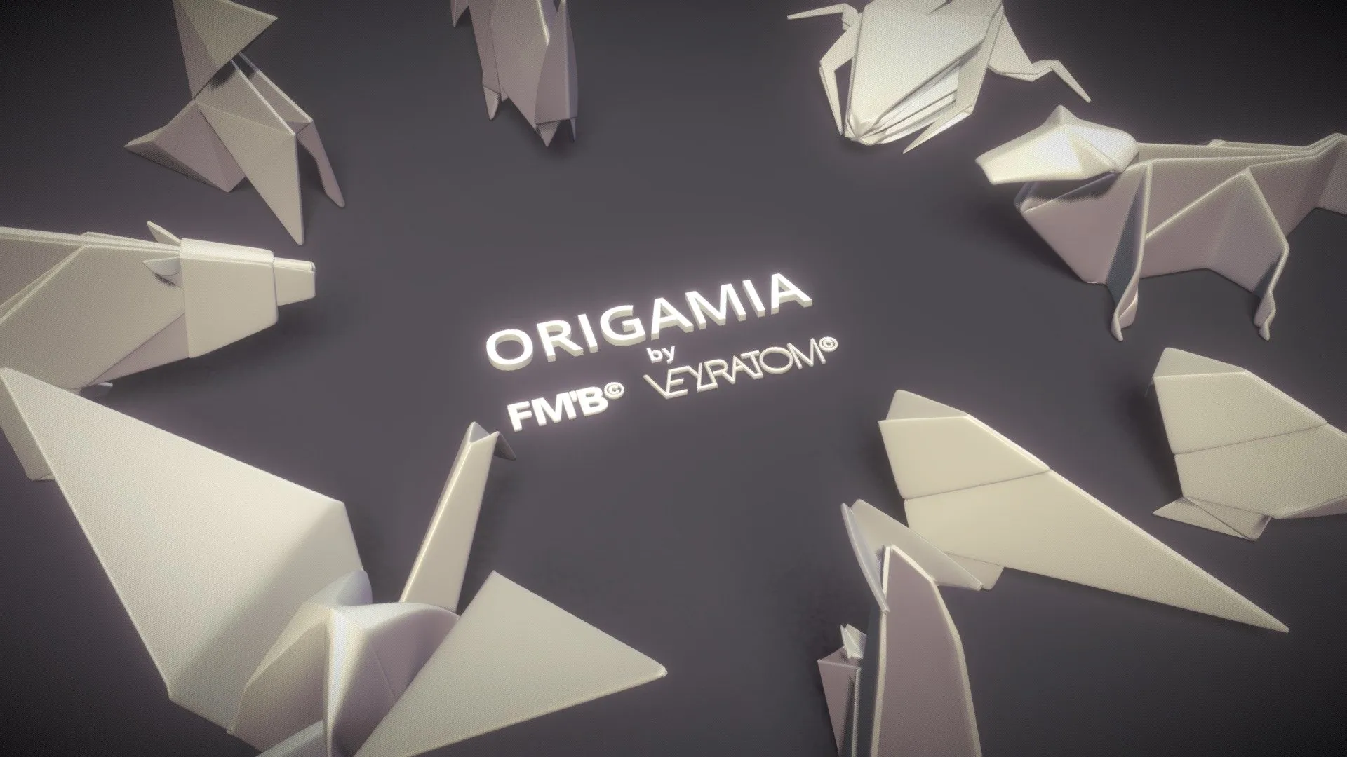 PBR Game 3D Models - Origamia