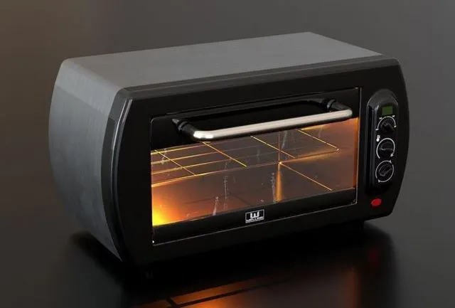 PBR Game 3D Models - Oven machine