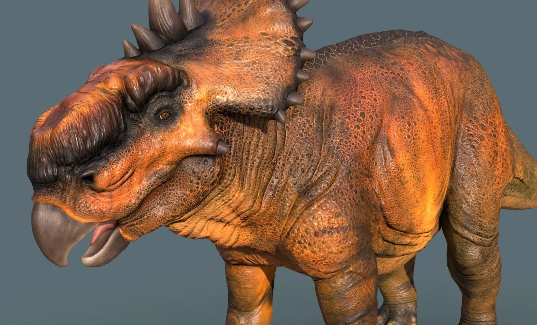 PBR Game 3D Models - Pachyrhinosaurus