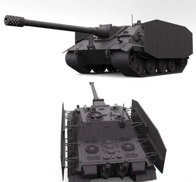 PBR Game 3D Models - Panther Tank Destroyer