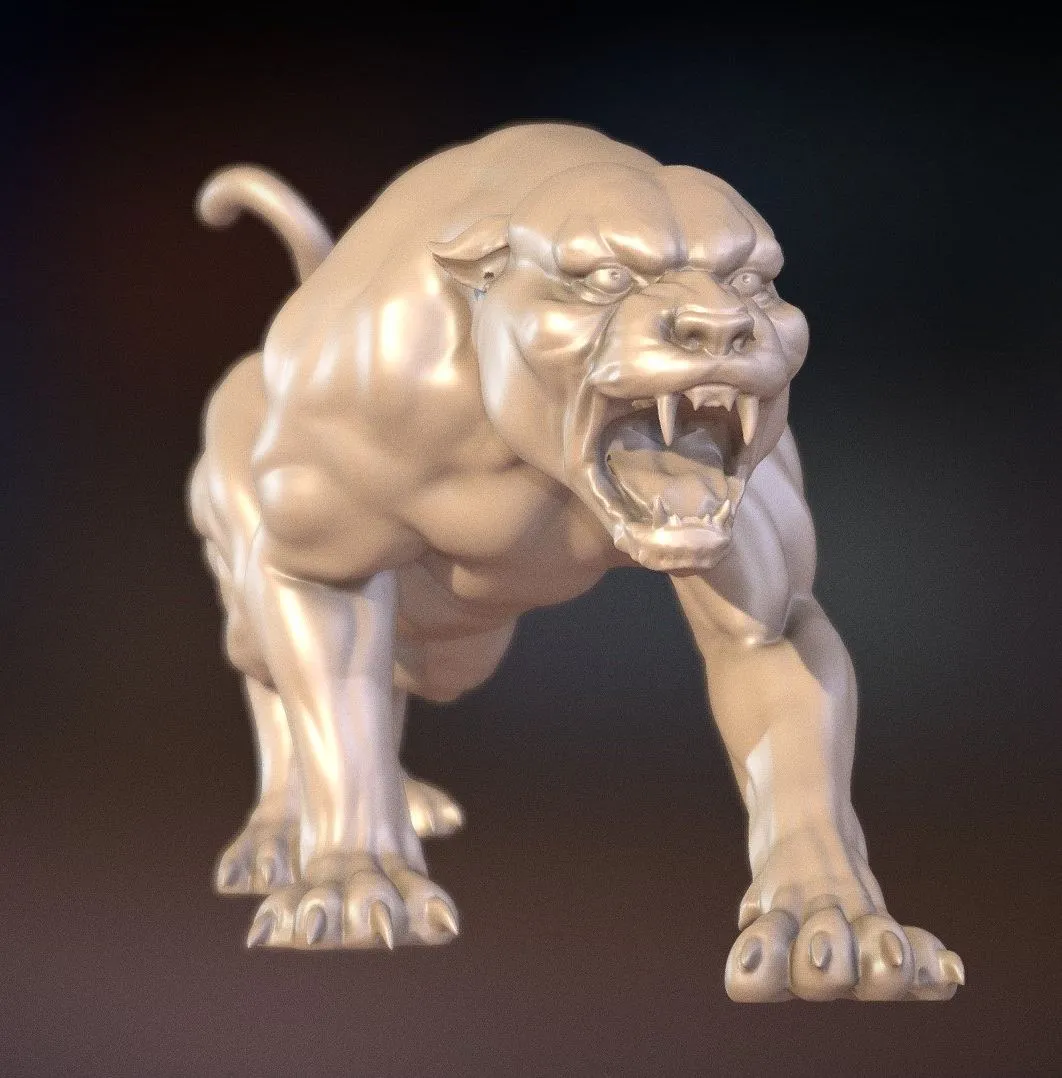 PBR Game 3D Models - Panther