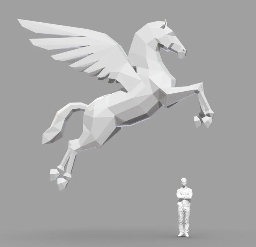 PBR Game 3D Models - Pegasus Model Sf Tmp