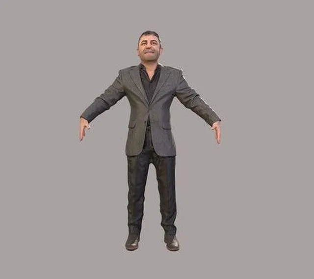 PBR Game 3D Models – Person 2   A Pose