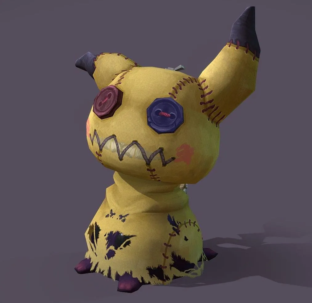 PBR Game 3D Models - Pikachu