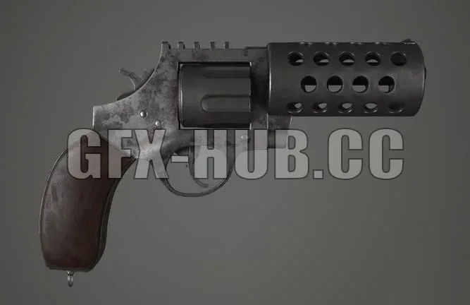 PBR Game 3D Models - Pistol