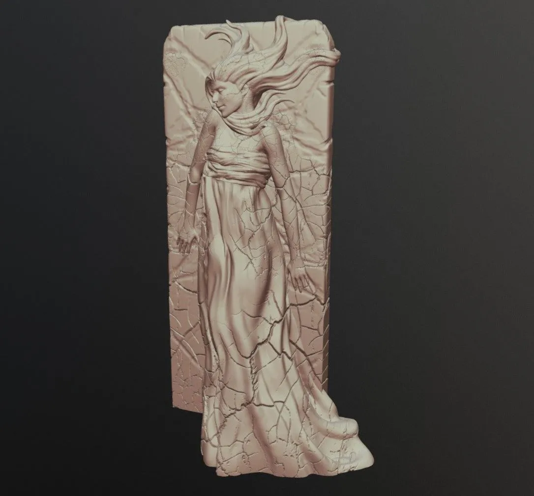 PBR Game 3D Models - Plastered Sculpture
