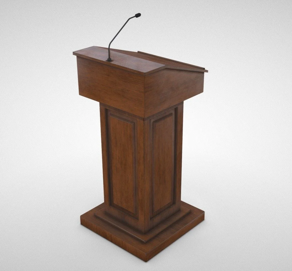 PBR Game 3D Models - Podium