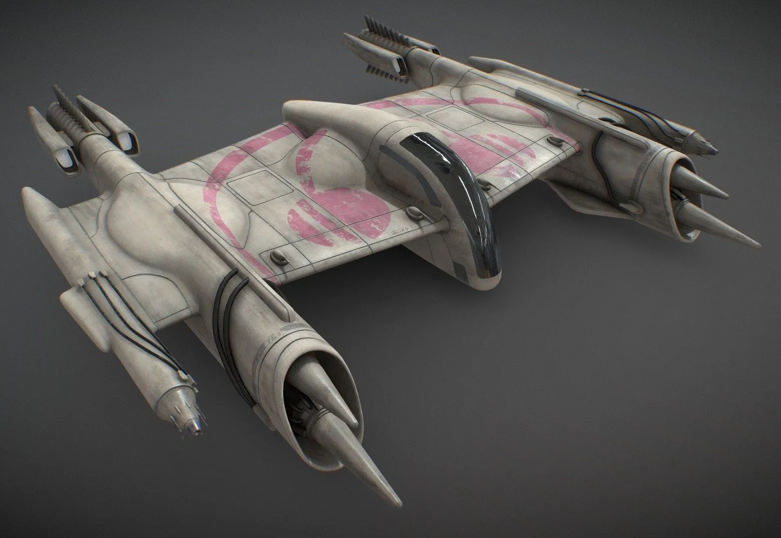 PBR Game 3D Models - Porax 38 Star Wars