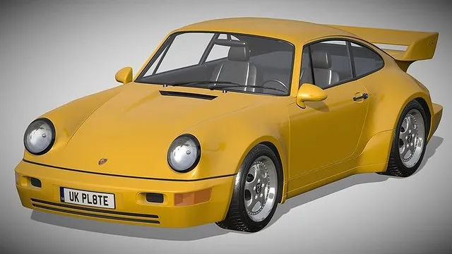 PBR Game 3D Models - Porsche 911 Carrera RS 964