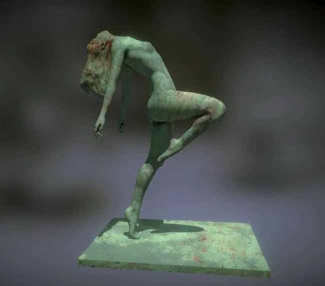 PBR Game 3D Models - Posed Dancer B