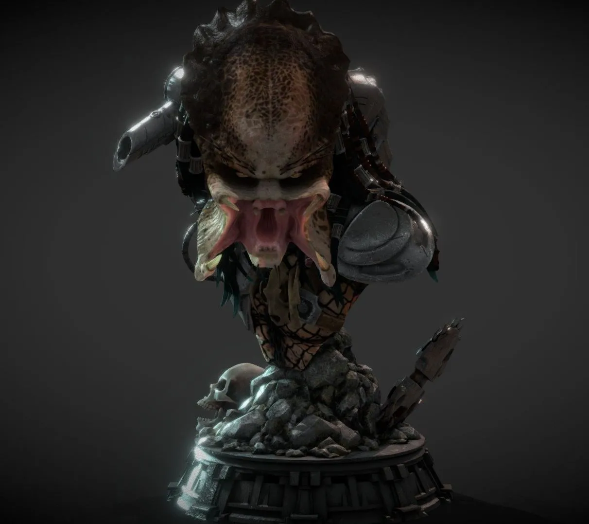 PBR Game 3D Models - Predator Bust  2021