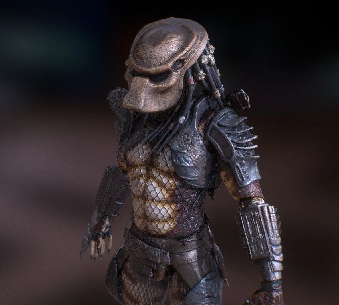 PBR Game 3D Models - Predator Figure Scan