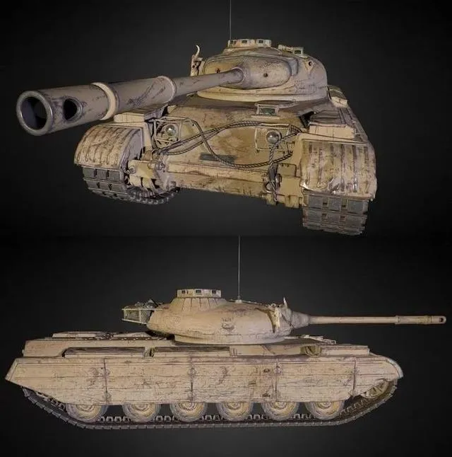 PBR Game 3D Models - Progetto M35 mod 46 TANK