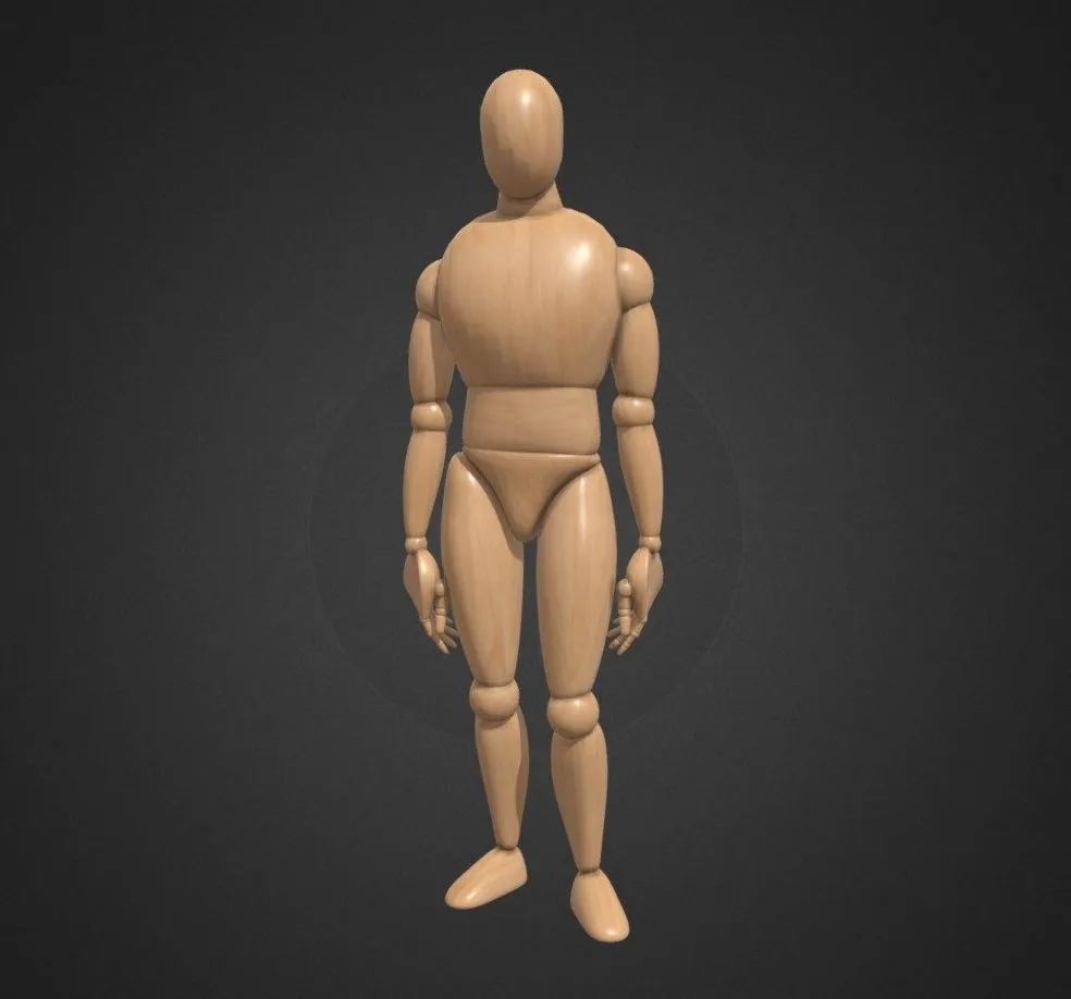 PBR Game 3D Models - Puppet Rigged With Mixamo