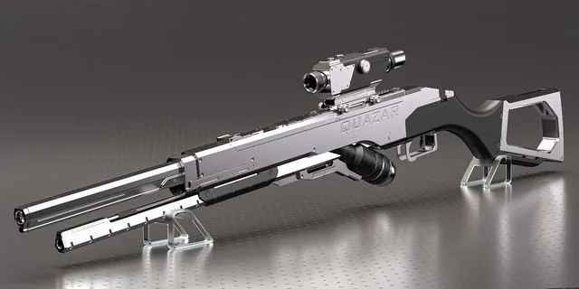 PBR Game 3D Models - Quazar sniper rifle