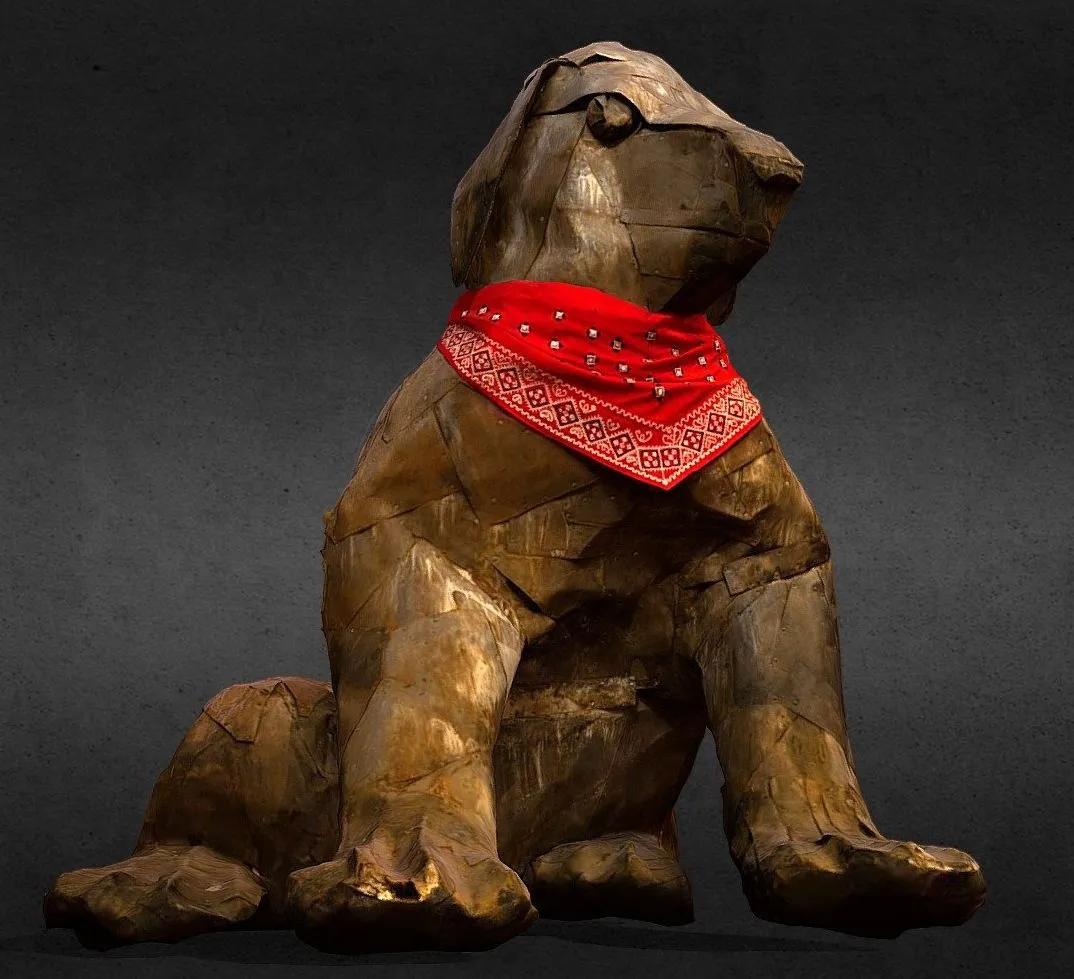 PBR Game 3D Models - Quiltro Negro Matapacos