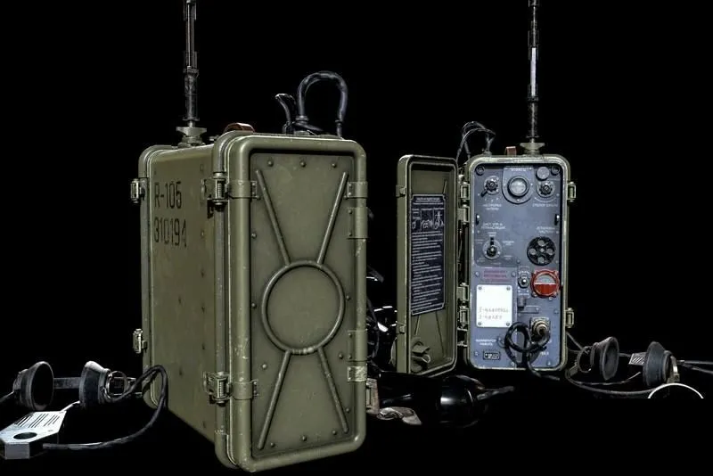 PBR Game 3D Models - R-105 Soviet Radio