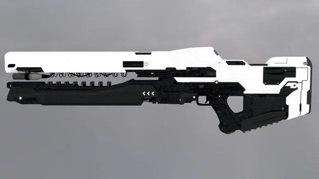 PBR Game 3D Models – Railgun