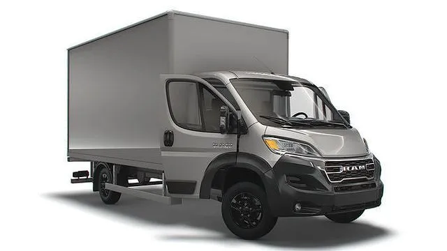 PBR Game 3D Models - RAM Promaster Box HQInterior 4300WB 2023