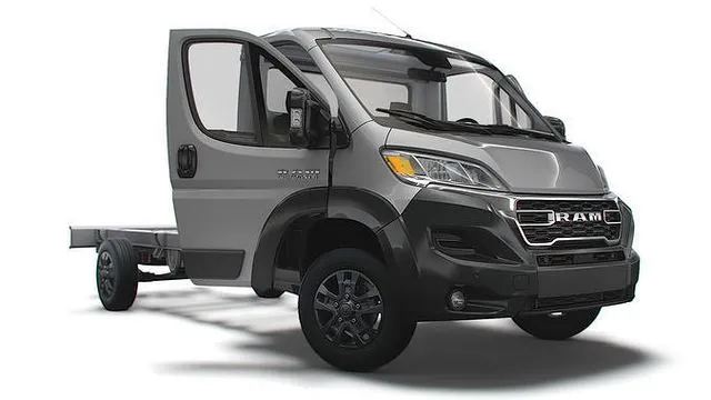 PBR Game 3D Models - RAM Promaster Chassis HQInterior SCab 4035WBXL 2023v