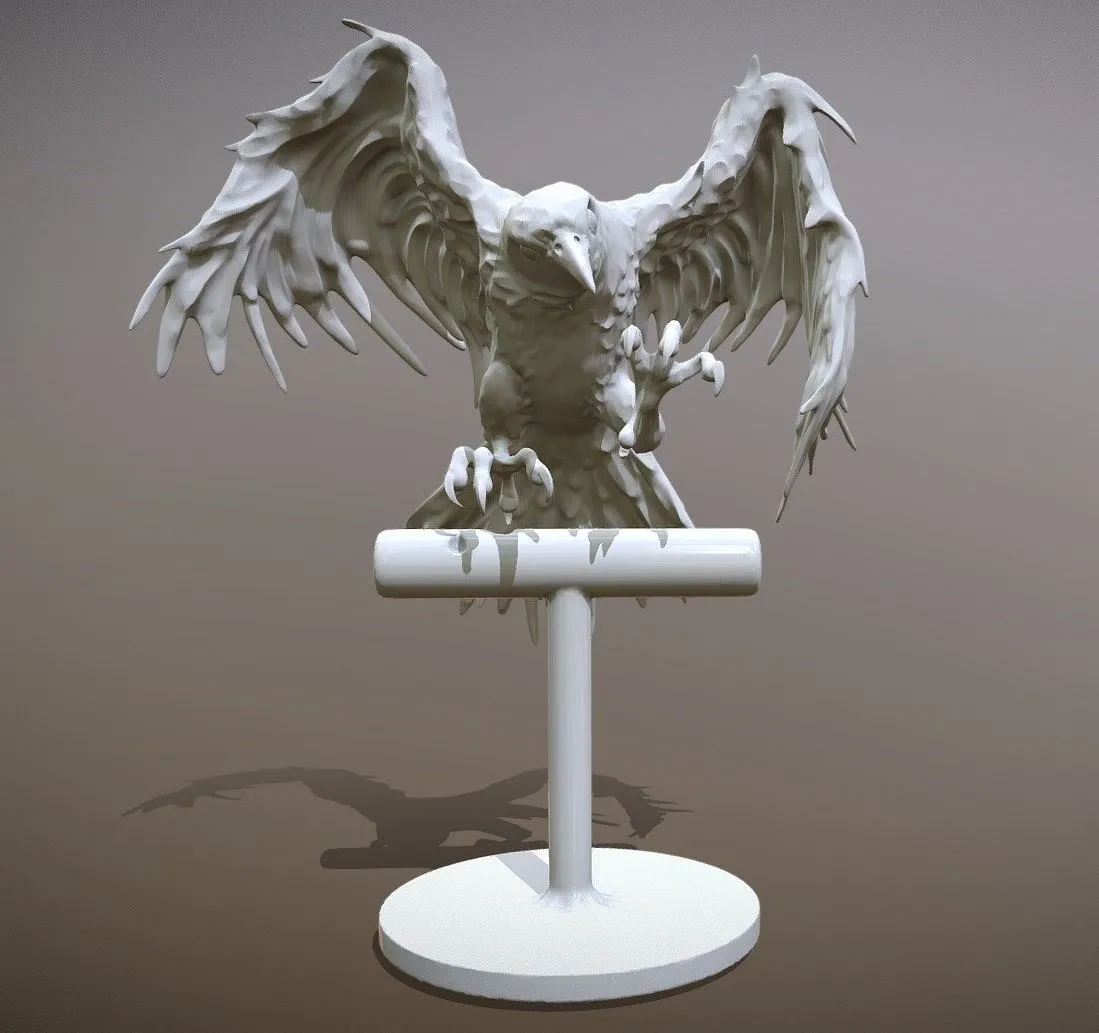 PBR Game 3D Models - Raven Printready