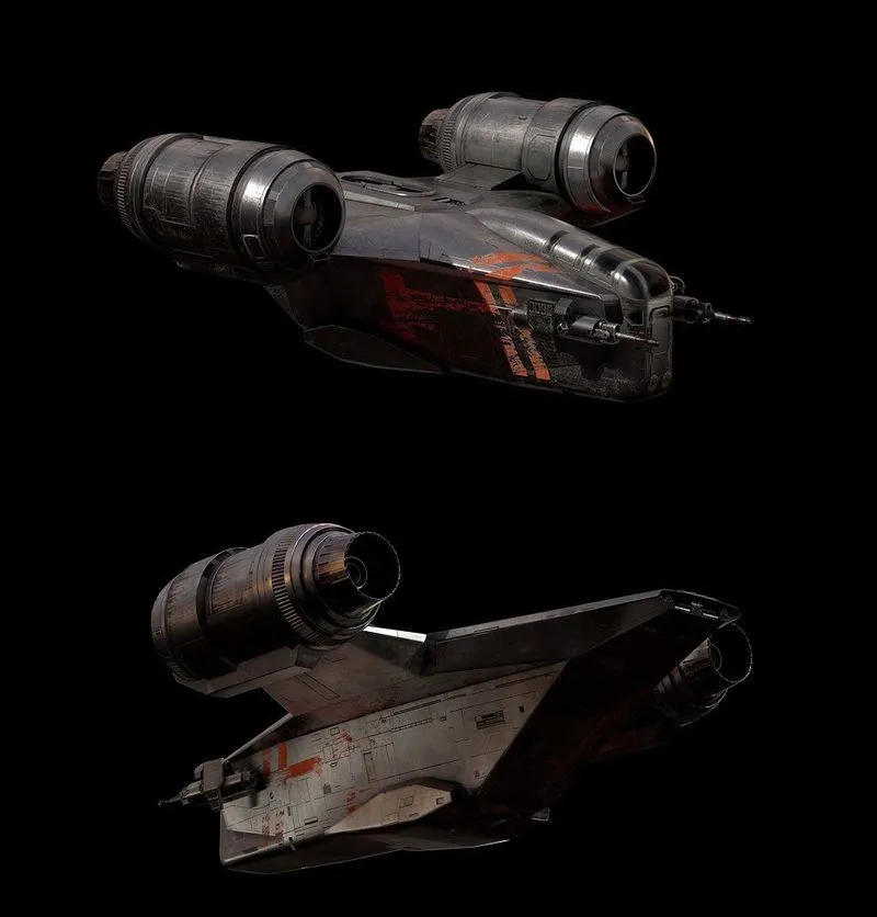 PBR Game 3D Models - Razor Crest