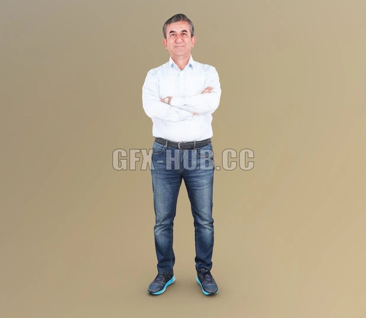 PBR Game 3D Models - Rd039 – Male Standing