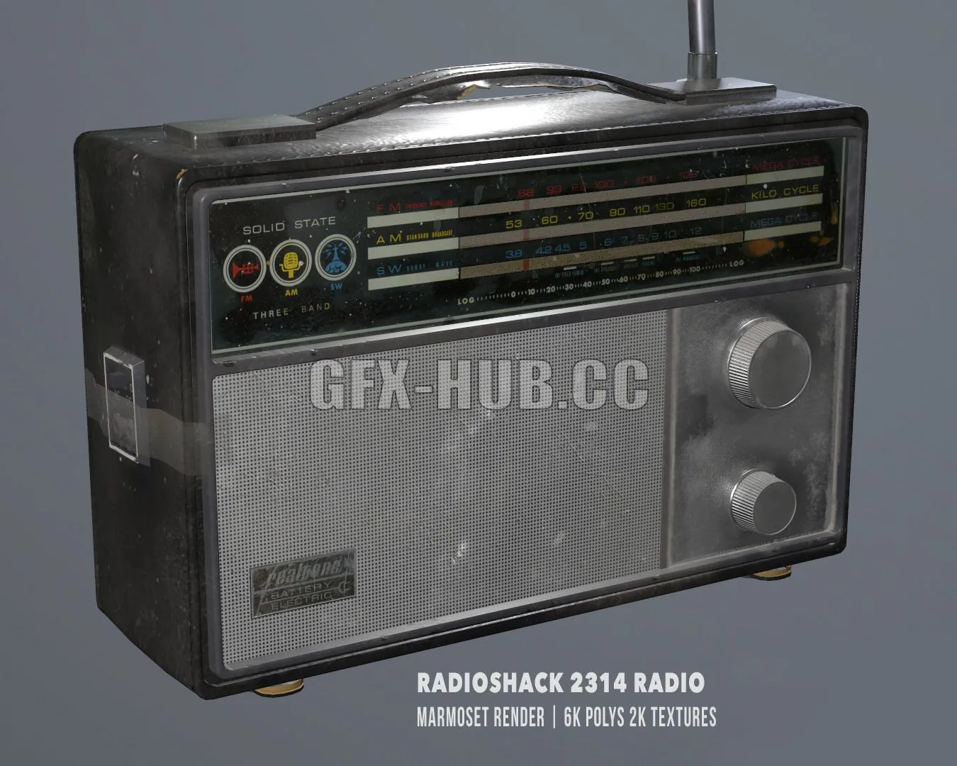 PBR Game 3D Models - Realtone Transistor