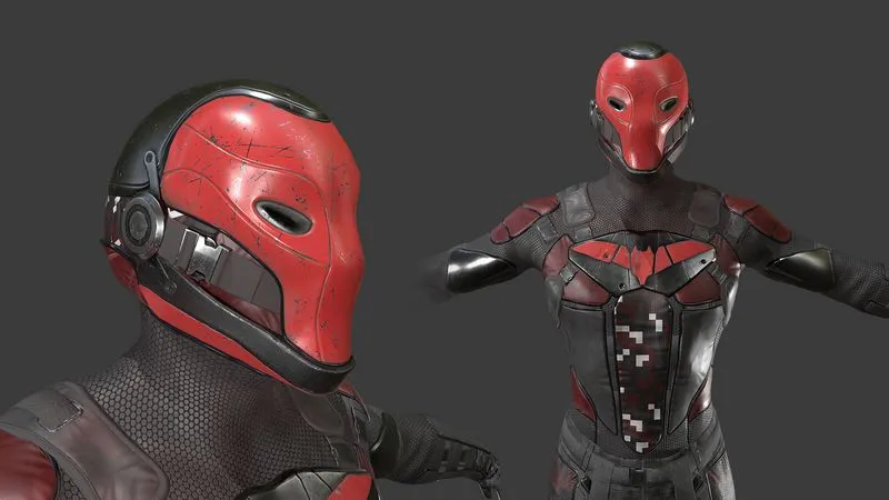 PBR Game 3D Models - Red Head Soldier