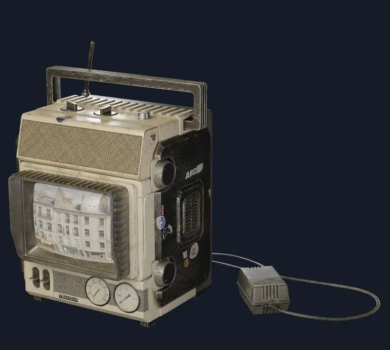 PBR Game 3D Models - Retro Tv