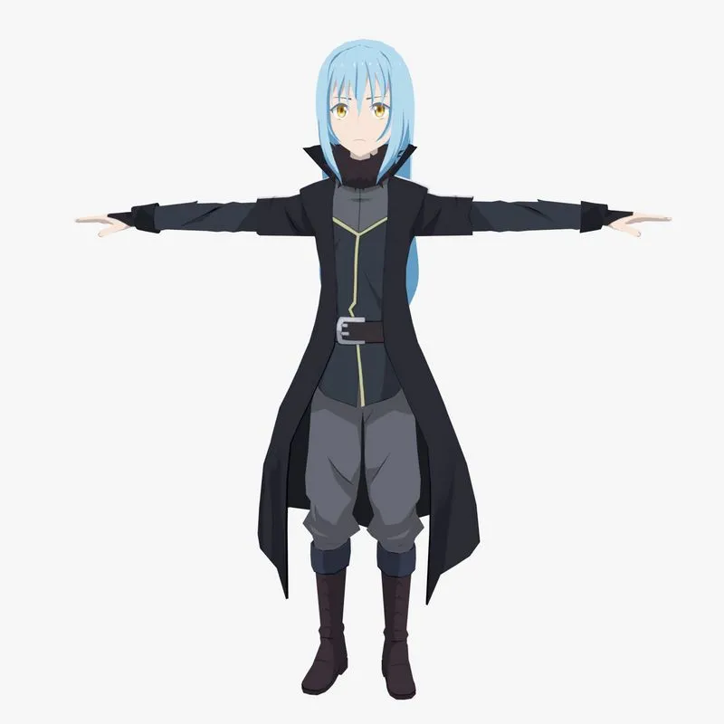 PBR Game 3D Models - Rimuru Tempest