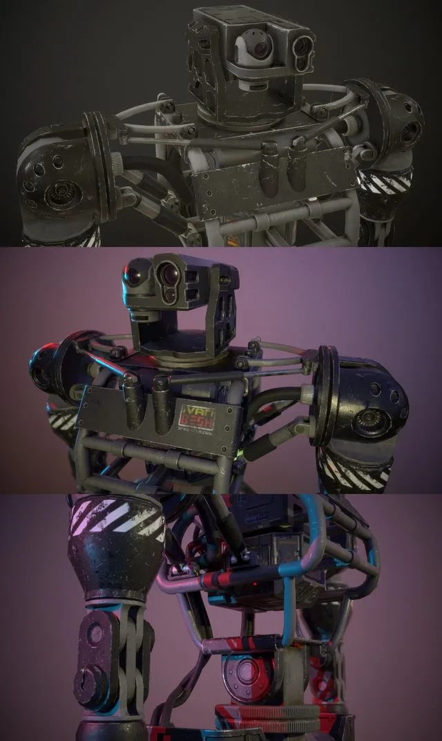 PBR Game 3D Models - Riot control