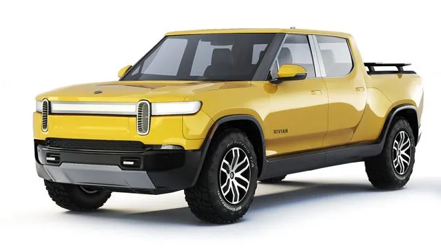 PBR Game 3D Models - Rivian R1T UKspec Launch Edition 2022