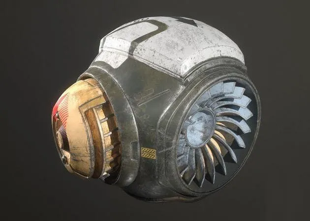 PBR Game 3D Models - Robot Flyer