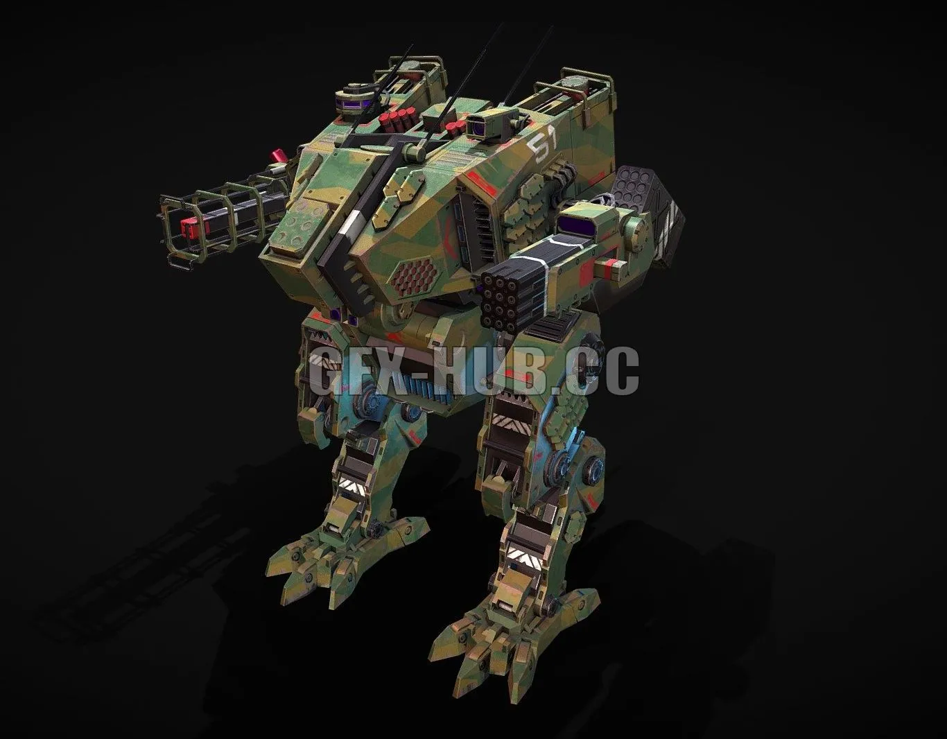 PBR Game 3D Models - Robot Warfare