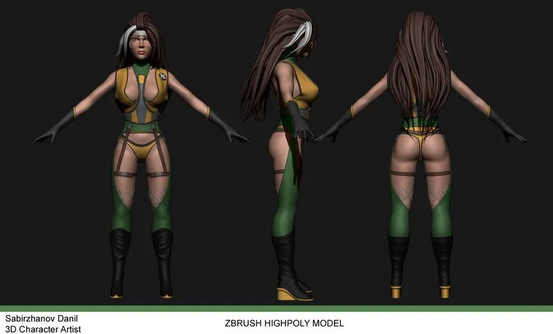 PBR Game 3D Models - Rouge ninja