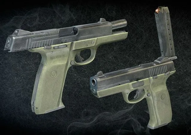 PBR Game 3D Models - Ruger SR9