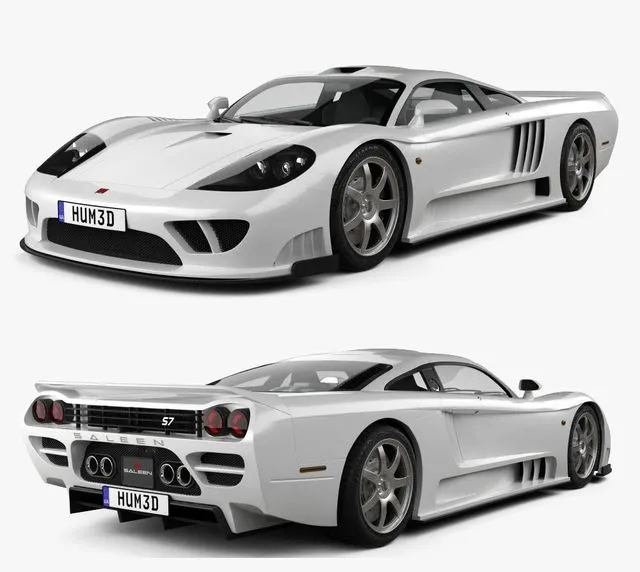 PBR Game 3D Models - Saleen S7 Twin Turbo 2009