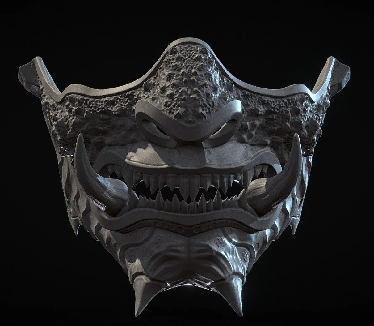 PBR Game 3D Models - Samurai Mask I
