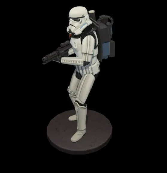 PBR Game 3D Models - Sandtrooper